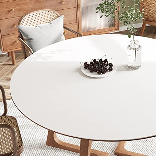 FANIVIN PU Tischdecke Tischmatte Tischfolie Schreibtisch Rund Haushalt Küche Bürobedarf Tischschutz Matte Einseitig Wasserdicht Multifunctional Weiß 80cm FANIVIN PU Tischdecke Tischmatte Tischfolie Schreibtisch Rund Haushalt Küche Bürobedarf Tischschutz Matte Einseitig Wasserdicht Multifunctional Weiß 80cm von FANIVIN