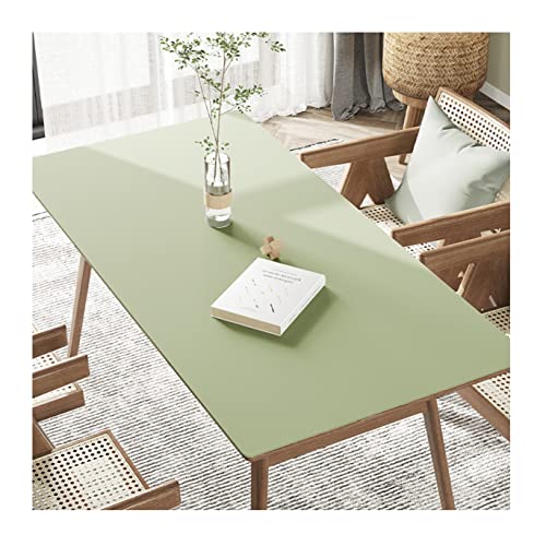 FANIVIN PU Tischdecke Tischmatte Tischfolie Schreibtisch Tischschutz Matte Haushalt Küche Bürobedarf Einseitig Wasserdicht Multifunctional Grün 70 * 120cm von FANIVIN