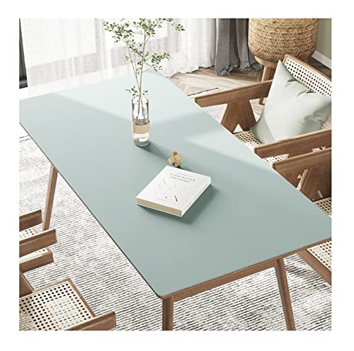 FANIVIN PU Tischdecke Tischmatte Tischfolie Schreibtisch Tischschutz Matte Haushalt Küche Bürobedarf Einseitig Wasserdicht Multifunctional Hell Blau 70 * 140cm von FANIVIN