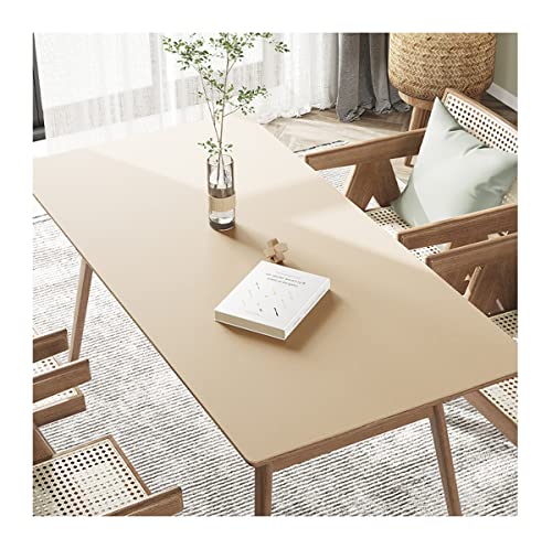 FANIVIN PU Tischdecke Tischmatte Tischfolie Schreibtisch Tischschutz Matte Haushalt Küche Bürobedarf Einseitig Wasserdicht Multifunctional Khaki 50 * 120cm von FANIVIN