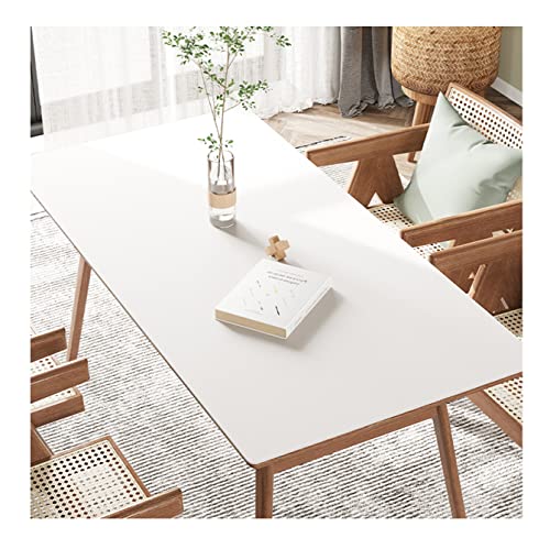 FANIVIN PU Tischdecke Tischmatte Tischfolie Schreibtisch Tischschutz Matte Haushalt Küche Bürobedarf Einseitig Wasserdicht Multifunctional Weiß 60 * 110cm von FANIVIN