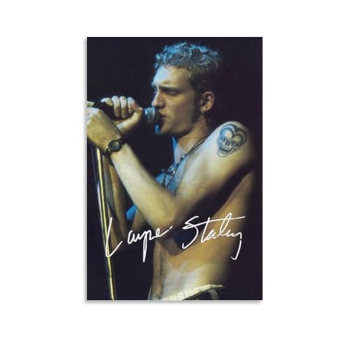 FANLAI Layne Staley Sänger-Poster, Druck, Kunst, Wandmalerei, Leinwand, Poster, moderne Schlafzimmer-Dekoration, 30 x 45 cm von FANLAI