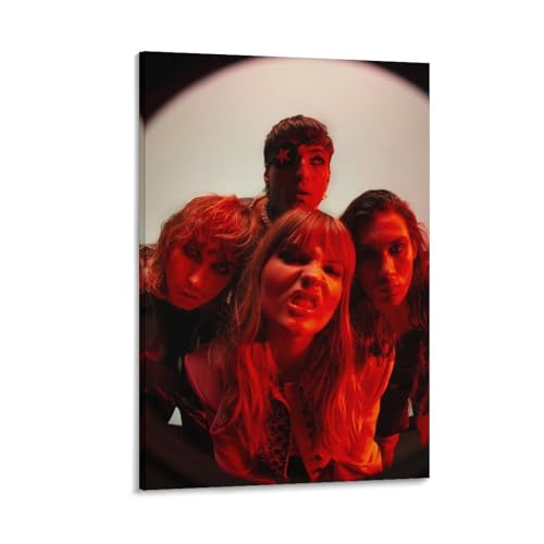FANLAI Maneskin Album Musik Coole Poster Wandkunst Malerei Leinwand Drucke Dekor Poster Kunstwerke 30 x 45 cm von FANLAI
