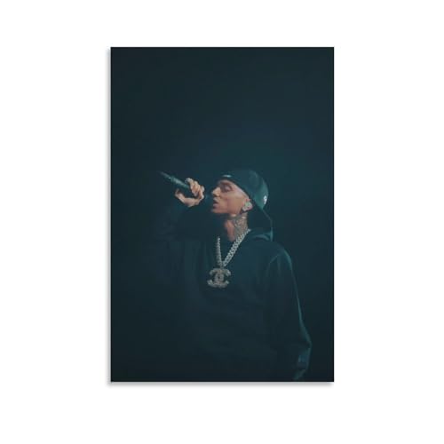 FANLAI Poster 'Central Cee Rapper', Wandkunst, Modern, 30,5 x 45,7 cm, 30 Stück von FANLAI