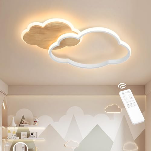 FANLG 40cm LED Deckenlampe Schlafzimmer, Kinderzimmer Lampe Decke Wolken Deckenlampe LED Deckenleuchte dimmbar 3000K-6000K, Kinderlampe Deckenleuchte für Kinderzimmer, Schlafzimmer FANLG 40cm LED Deckenlampe Schlafzimmer, Kinderzimmer Lampe Decke Wolken Deckenlampe LED Deckenleuchte dimmbar 3000K-6000K, Kinderlampe Deckenleuchte für Kinderzimmer, Schlafzimmer von FANLG