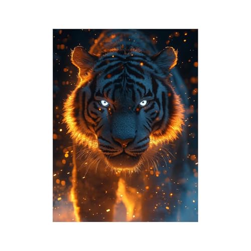 Diamond Painting Erwachsene, Diamant Painting Bilder Tiger, 5D Diamond Malen Nach Zahlen Erwachsene 50 x 70 cm, Strasssteine VerträUmt Stickerei Embroidery Kit,Leinwand Bilder Deko Wohnzimmer 258-2681 Diamond Painting Erwachsene, Diamant Painting Bilder Tiger, 5D Diamond Malen Nach Zahlen Erwachsene 50 x 70 cm, Strasssteine VerträUmt Stickerei Embroidery Kit,Leinwand Bilder Deko Wohnzimmer 258-2681 von FANLIGZU