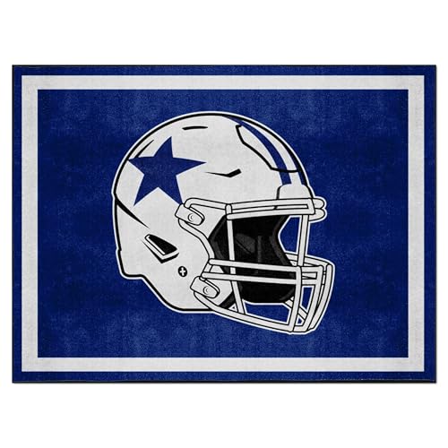 FANMATS 36173 Dallas Cowboys Plüsch-Teppich, 2,4 x 3 m von FANMATS