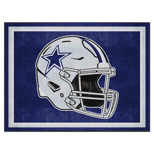 FANMATS 38257 Dallas Cowboys Plüsch-Teppich, 2,4 x 3 m von FANMATS