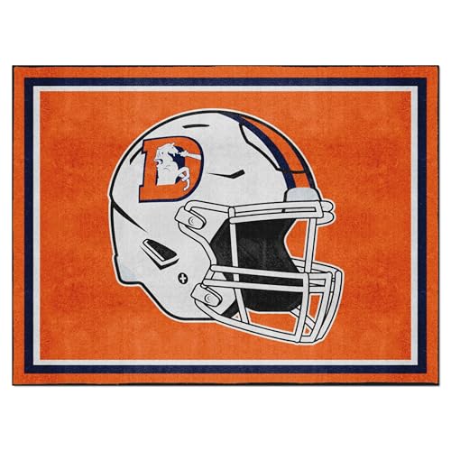 FANMATS Denver Broncos 36177 Plüsch-Teppich, 2,4 x 3 m von FANMATS