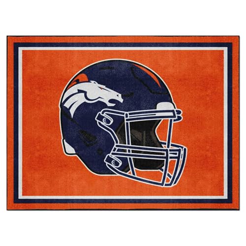 FANMATS Denver Broncos 38261 Plüsch-Teppich, 2,4 x 3 m von FANMATS
