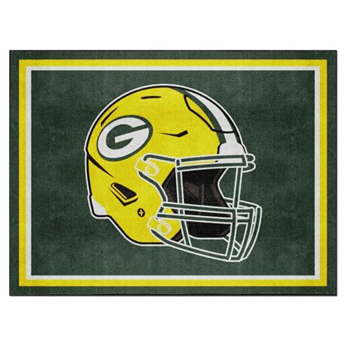 FANMATS Green Bay Packers 38269 Plüsch-Teppich, 2,4 x 3 m von FANMATS