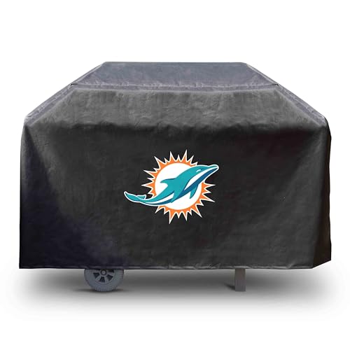NFL-Miami Delphins Grillabdeckung, rechteckig, 172,7 x 53,3 x 88,9 cm, Schwarz von FANMATS