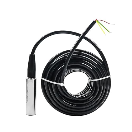 FANNIXI Flüssigkeitsstandssensor 5V Stromversorgung IP68 Hydrostatischer Druck Füllstandssensor Sender 0,5-4,5V Ausgang FÜLLSTANDSSENSOR(2M Range 3 Cable) von FANNIXI