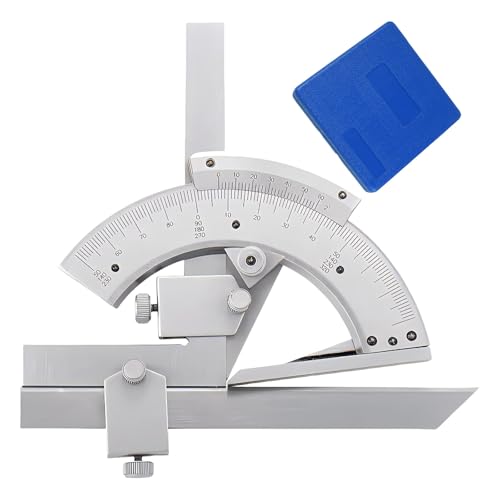 0–320 ° Winkel Messlineale Messinstrument Präzisionswinkel Finder Lineale Metall Nonier Schrägwinkelmesser Mechanischer Winkelmesser von FANSHINUO