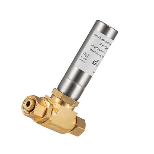 3/8 Zoll Gewinde Wasserschlagfeststeller Waschmaschine Geschirrspüler Rohr Noise Stop Unterlegscheibe Hammer Arrestor Einfach zu bedienen Badezimmer Zubehör von FANSHINUO