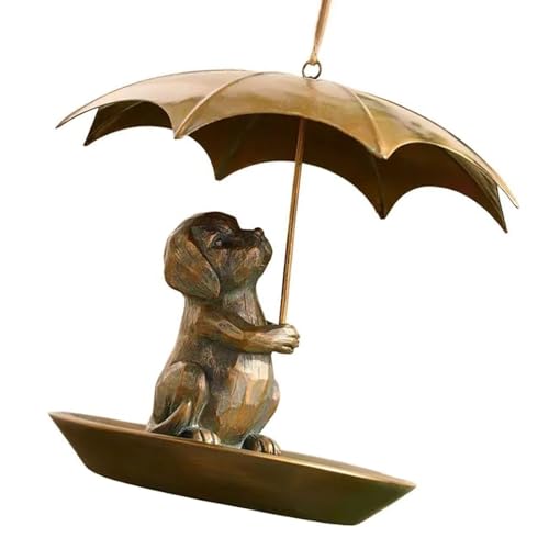 Eisen-Regenschirme in Tierform, Vogelfutterspender für den Außenbereich, hängende Dekoration, Garten, Vogelliebhaber, Wildtier-Enthusiasten, hängende Eisen-Futterspender mit Regenschirmen Eisen-Regenschirme in Tierform, Vogelfutterspender für den Außenbereich, hängende Dekoration, Garten, Vogelliebhaber, Wildtier-Enthusiasten, hängende Eisen-Futterspender mit Regenschirmen von FANSHINUO