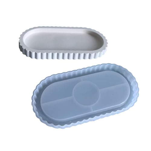 FANSHINUO Kreative ovale gestreifte Silikonform für kreative Bastelprojekte mit Streifendetails und stabilen Materialien FANSHINUO Kreative ovale gestreifte Silikonform für kreative Bastelprojekte mit Streifendetails und stabilen Materialien von FANSHINUO