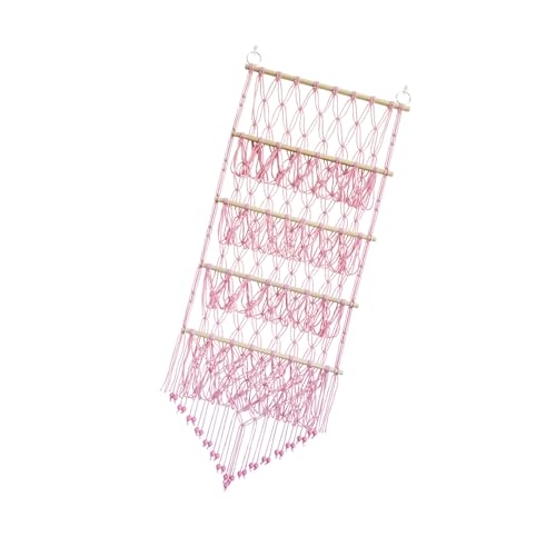 FANSHINUO Netz-Hängematte für Stofftiere, Hängeorganizer, Plüschtier-Aufbewahrung mit 4-lagigen Fransen-Designs, Aufbewahrungshalter FANSHINUO Netz-Hängematte für Stofftiere, Hängeorganizer, Plüschtier-Aufbewahrung mit 4-lagigen Fransen-Designs, Aufbewahrungshalter von FANSHINUO
