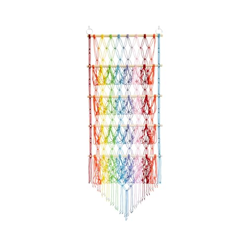FANSHINUO Netz-Hängematte für Stofftiere, Hängeorganizer, Plüschtier-Aufbewahrung mit 4-lagigen Fransen-Designs, Aufbewahrungshalter FANSHINUO Netz-Hängematte für Stofftiere, Hängeorganizer, Plüschtier-Aufbewahrung mit 4-lagigen Fransen-Designs, Aufbewahrungshalter von FANSHINUO
