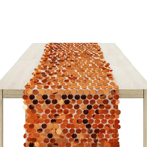 FANSHINUO Pailletten-Tischläufer, Tischdecke, Tischdecke für Hochzeiten, Geburtstage und Partys, elegante Meerjungfrauen-Designs von FANSHINUO
