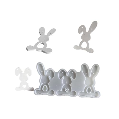 FANSHINUO Praktische stabile Silikonform Zubehör für Kaninchen, Kerzenhalter, tragbar für handgefertigte Geschenke und Heimakzent FANSHINUO Praktische stabile Silikonform Zubehör für Kaninchen, Kerzenhalter, tragbar für handgefertigte Geschenke und Heimakzent von FANSHINUO