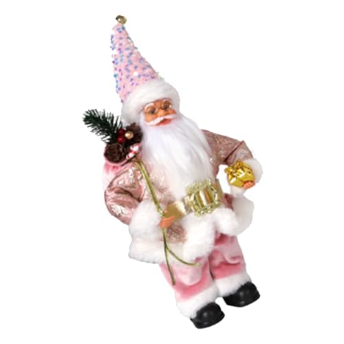 FANSHINUO Stehende Weihnachtsmann-Figur, dekorative Stoffpuppe für Weihnachten, Zuhause, Party, Festival, Regal, Display mit sicherer, benutzerfreundlicher Matte FANSHINUO Stehende Weihnachtsmann-Figur, dekorative Stoffpuppe für Weihnachten, Zuhause, Party, Festival, Regal, Display mit sicherer, benutzerfreundlicher Matte von FANSHINUO
