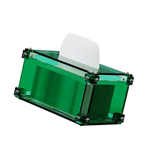 Tissue Dispenser Decorative Napkin Holder Transparency Acrylic Paper Towel Container For Living Room Bedroom Decoration Transparent Kitchen Tissue Storage Box von FANSHINUO