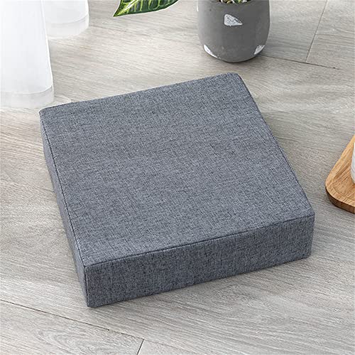 FANSU Sitzerhiohung, Sitzkissen Memory Foam Bequeme Bürostuhl Stuhlkissen für Auto/Esstisch Stühle/Gartenstühle/Rollstuhl/Sofa Rücken Sitzkissen (Dunkelgrau,45x45x8cm) von FANSU