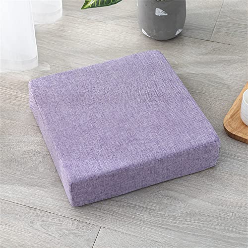 FANSU Sitzerhiohung, Sitzkissen Memory Foam Bequeme Bürostuhl Stuhlkissen für Auto/Esstisch Stühle/Gartenstühle/Rollstuhl/Sofa Rücken Sitzkissen (Helles Lila,40x40x5cm) von FANSU