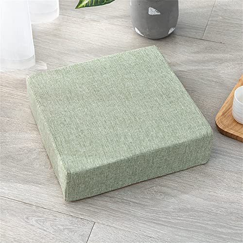 FANSU Sitzerhiohung, Sitzkissen Memory Foam Bequeme Bürostuhl Stuhlkissen für Auto/Esstisch Stühle/Gartenstühle/Rollstuhl/Sofa Rücken Sitzkissen (Hellgrün,50x50x5cm) von FANSU