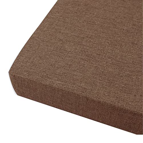 FANSU Sitzerhiohung, Sitzkissen Memory Foam Bequeme Bürostuhl Stuhlkissen für Auto/Esstisch Stühle/Rollstuhl/Gartenstühle/Sofa Rücken Sitzkissen (40x40x5cm,Warmes Curry) von FANSU