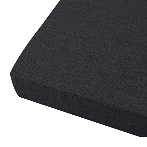 FANSU Sitzerhiohung, Sitzkissen Memory Foam Bequeme Bürostuhl Stuhlkissen für Auto/Esstisch Stühle/Rollstuhl/Gartenstühle/Sofa Rücken Sitzkissen (40x40x8cm,Schwarz) von FANSU