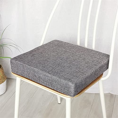 FANSU Sitzerhiohung, Sitzkissen Memory Foam Bequeme Bürostuhl Stuhlkissen für Auto/Esstisch Stühle/Rollstuhl/Gartenstühle (40x40x5cm,Grau) von FANSU