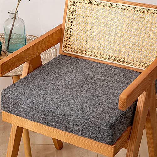 FANSU Sitzerhiohung, Sitzkissen Memory Foam Bequeme Bürostuhl Stuhlkissen für Esstisch Stühle/Rollstuhl/Gartenstühle/Sofa Rücken Sitzkissen (40X40x5cm,Grau) von FANSU