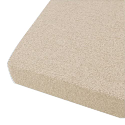 FANSU Sitzerhiohung, Sitzkissen Memory Foam Bequeme Bürostuhl Stuhlkissen für Esstisch stühle/Rollstuhl/Gartenstühle/Sofa Rücken Sitzkissen (40x40x5cm,Beige) von FANSU