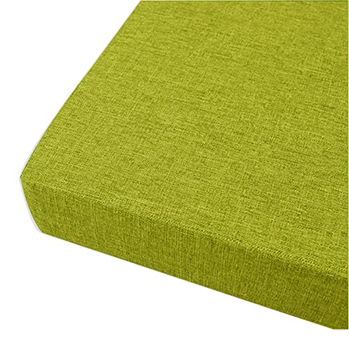 FANSU Sitzerhiohung, Sitzkissen Memory Foam Bequeme Bürostuhl Stuhlkissen für Esstisch stühle/Rollstuhl/Gartenstühle/Sofa Rücken Sitzkissen (50x50x10cm,Grasgrün) von FANSU