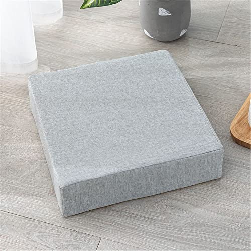 FANSU Sitzerhiohung Memory Foam Sitzkissen Bequeme Bürostuhl Stuhlkissen für Auto/Esstisch Stühle/Rollstuhl/Gartenstühle/Sofa Rücken Sitzkissen (30x30x5cm,Hellgrau) von FANSU