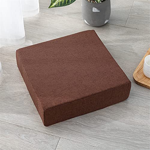 FANSU Sitzerhiohung Memory Foam Sitzkissen Bequeme Bürostuhl Stuhlkissen für Auto/Esstisch Stühle/Rollstuhl/Gartenstühle/Sofa Rücken Sitzkissen (30x30x5cm,dunkler Kaffee) von FANSU