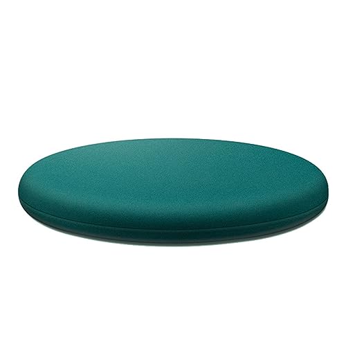 FANSU Sitzkissen Rund Memory Foam, Waschbare Memory Schaum Stuhlkissen für Zuhause, Küche, Esszimmer, Garten, Büro Innen/Outdoor Sitzpolster (Dunkelgrün,35x35cm) von FANSU