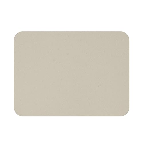 FANSU Solide Farbe Super Saugfähig Abtropfmatte für die Küche, GeschirrAbtropfmatte Rutschfest Kaffeemaschine Unterlage Abtropfmatte für Spüle für Restaurant Bar Café Theke (40x50cm,Khaki-Farbe) von FANSU