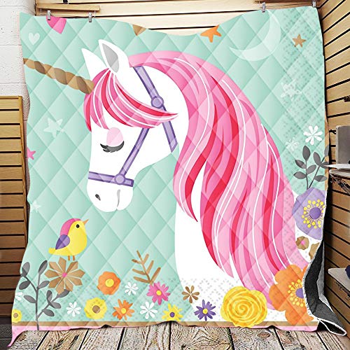 FANSU Tagesdecke Bettüberwurf Steppdecke Mikrofaser Doppelbett Einselbetten Tagesdecken Gesteppt Bettwäsche Sofaüberwurf Wohndecke Stepp Gesteppter Quilt (Blumen,150x200cm) von FANSU