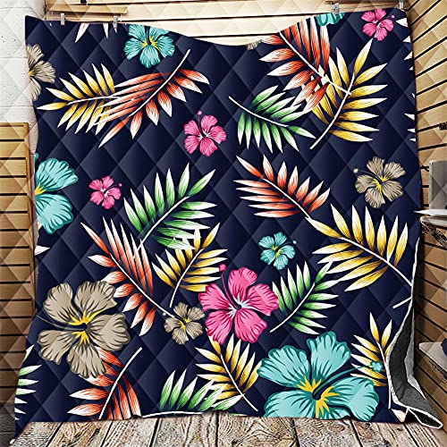 FANSU Tagesdecke Bettüberwurf Steppdecke Mikrofaser Doppelbett Einselbetten Tagesdecken Gesteppt Bettwäsche Sofaüberwurf Wohndecke Stepp Gesteppter Quilt (Navy blau,180x200cm) von FANSU