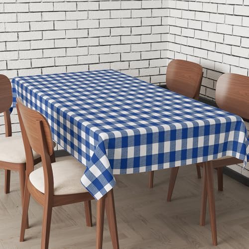FANSU Tischdecke Tischwäsche, Klassisch Karomuster Rechteckige Abwaschbar Tischtuch Draussen Küchentischabdeckung für Dekoration Garten Küche Outdoor (80x120cm,Geometrie) von FANSU