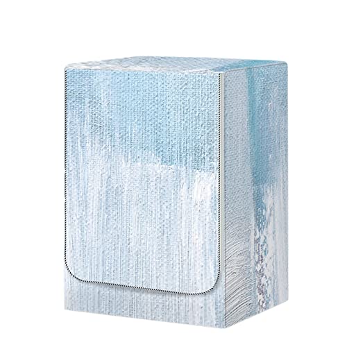 FANSU Waschmaschine Abdeckung Waschmaschinenabdeckung Wasserdichter Staubdicht Trockner Abdeckung Blumendruck Staubschutz Staubdichte Abdeckung für Frontlader (Blue Graffiti,M-Kapazität 8-10kg) von FANSU