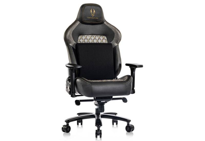 FANTASYLAB Gaming-Stuhl 200KG Gamingstuhl, 4D, verstellbare Armlehnen, Lendenstütze von FANTASYLAB
