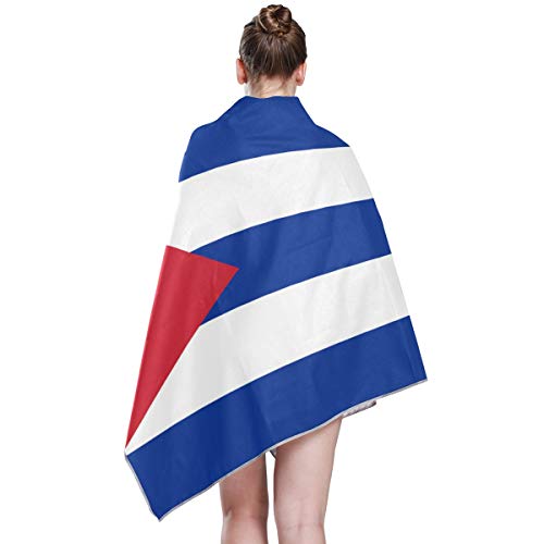 FANTAZIO Flagge von Kuba, farbecht, schnelltrocknend, Badetuch von FANTAZIO