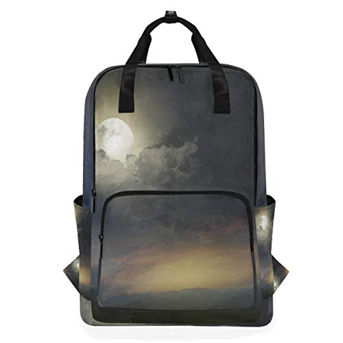 FANTAZIO Full Moon Night Rucksack Casual Daypack FANTAZIO Full Moon Night Rucksack Casual Daypack von FANTAZIO