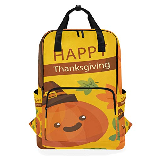 FANTAZIO Happy Thanksgiving Rucksack Casual Daypack von FANTAZIO