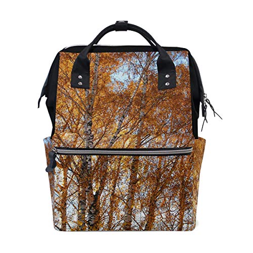 FANTAZIO Mumienrucksack Herbstbirke Baum Schulranzen von FANTAZIO