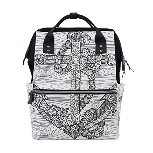 FANTAZIO Mummy Bag Rucksack Anker und Seil Schultasche FANTAZIO Mummy Bag Rucksack Anker und Seil Schultasche von FANTAZIO